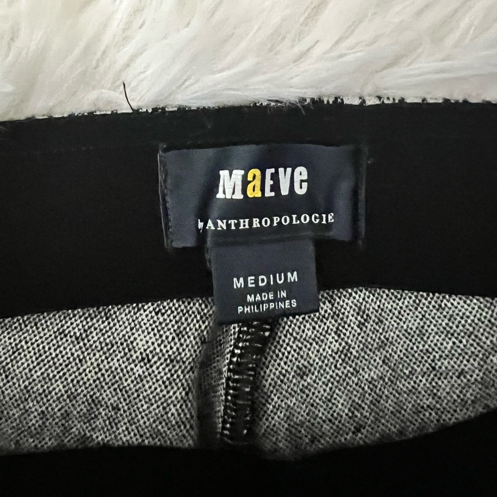 Maeve Black & Gray Plaid Boot-Cut Pants - Picture 7 of 10